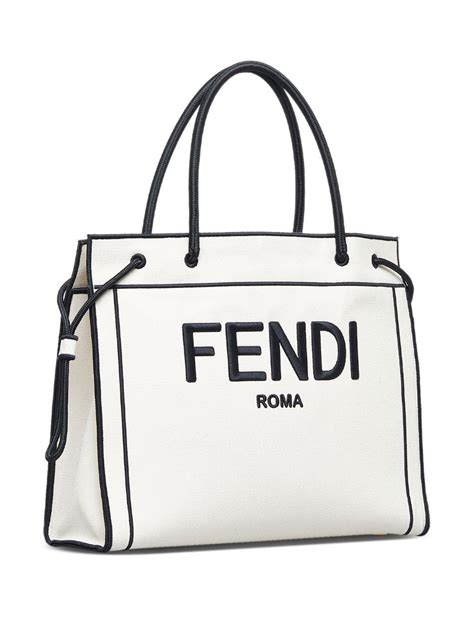 fendi roma tote blue|Fendi roma tote bag price.